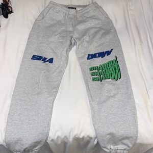 Grey shadow hill sweatpants